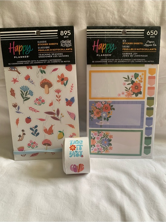 Happy Planner Other - New Happy Planner Set of 2 Sticker Sheets